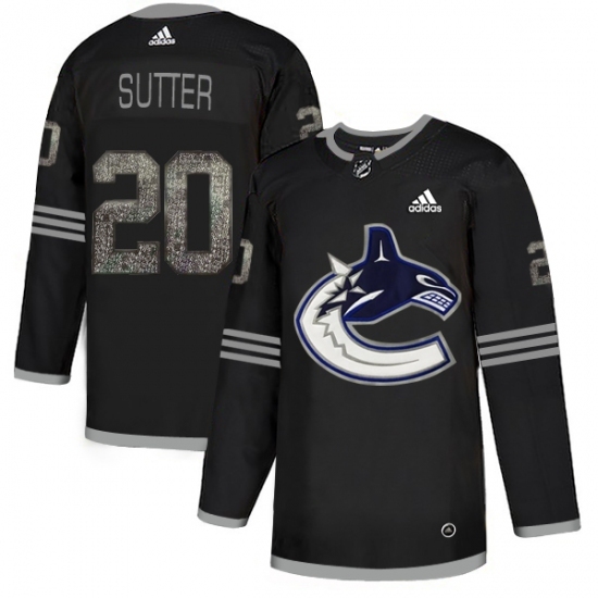 Men's Adidas Vancouver Canucks #20 Brandon Sutter Black Authentic Classic Stitched NHL Jersey Men's Adidas Vancouver Canucks #20 Brandon Sutter Black Authentic Classic Stitched NHL Jersey