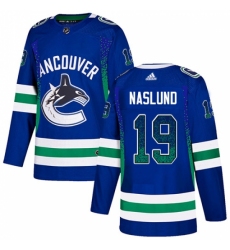 Men's Adidas Vancouver Canucks #19 Markus Naslund Authentic Blue Drift Fashion NHL Jersey Men's Adidas Vancouver Canucks #19 Markus Naslund Authentic Blue Drift Fashion NHL Jersey