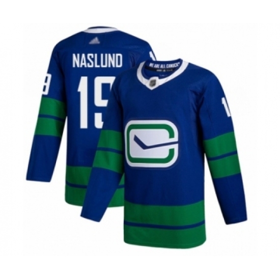 Men's Vancouver Canucks #19 Markus Naslund Authentic Royal Blue Alternate Hockey Jersey Men's Vancouver Canucks #19 Markus Naslund Authentic Royal Blue Alternate Hockey Jersey
