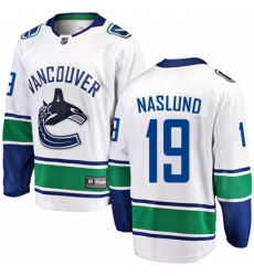 Men's Vancouver Canucks #19 Markus Naslund Fanatics Branded White Away Breakaway NHL Jersey Men's Vancouver Canucks #19 Markus Naslund Fanatics Branded White Away Breakaway NHL Jersey