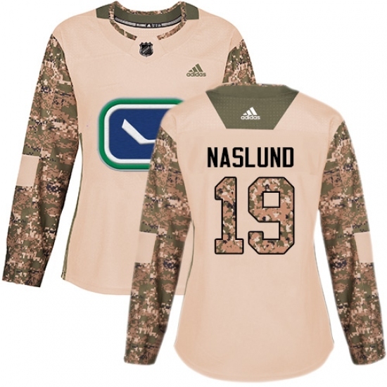 Women's Adidas Vancouver Canucks #19 Markus Naslund Authentic Camo Veterans Day Practice NHL Jersey Women's Adidas Vancouver Canucks #19 Markus Naslund Authentic Camo Veterans Day Practice NHL Jersey