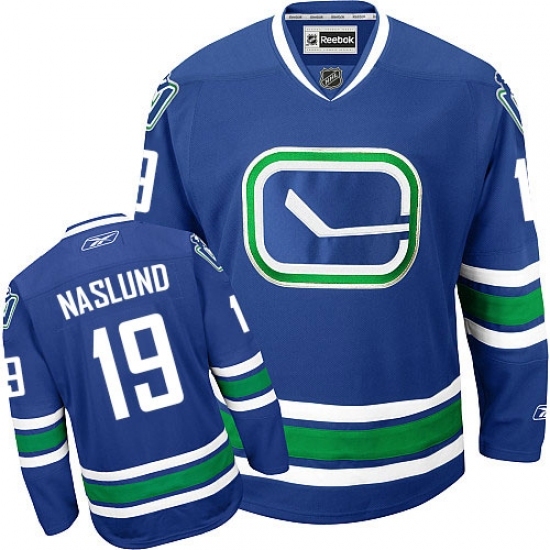 Women's Reebok Vancouver Canucks #19 Markus Naslund Authentic Royal Blue Third NHL Jersey Women's Reebok Vancouver Canucks #19 Markus Naslund Authentic Royal Blue Third NHL Jersey