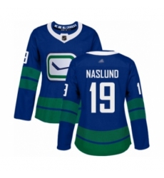 Women's Vancouver Canucks #19 Markus Naslund Authentic Royal Blue Alternate Hockey Jersey Women's Vancouver Canucks #19 Markus Naslund Authentic Royal Blue Alternate Hockey Jersey