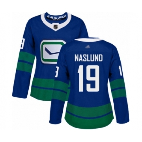 Women's Vancouver Canucks #19 Markus Naslund Authentic Royal Blue Alternate Hockey Jersey Women's Vancouver Canucks #19 Markus Naslund Authentic Royal Blue Alternate Hockey Jersey