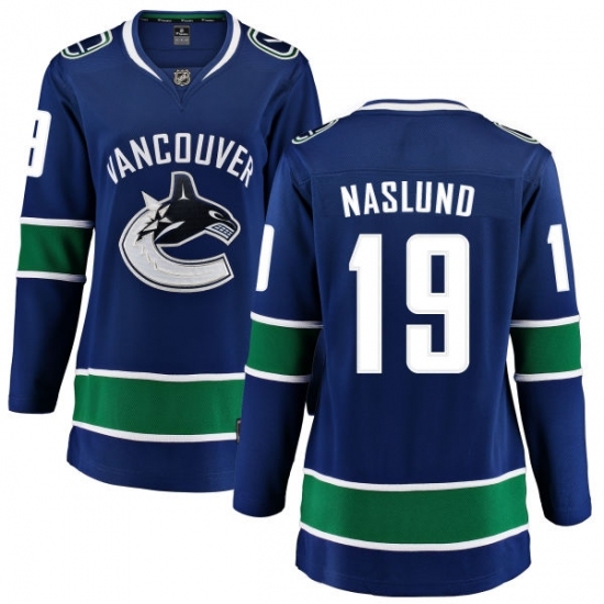 Women's Vancouver Canucks #19 Markus Naslund Fanatics Branded Blue Home Breakaway NHL Jersey Women's Vancouver Canucks #19 Markus Naslund Fanatics Branded Blue Home Breakaway NHL Jersey