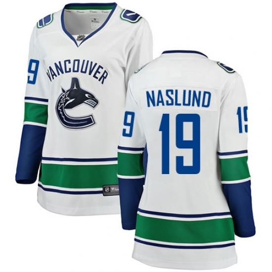Women's Vancouver Canucks #19 Markus Naslund Fanatics Branded White Away Breakaway NHL Jersey Women's Vancouver Canucks #19 Markus Naslund Fanatics Branded White Away Breakaway NHL Jersey
