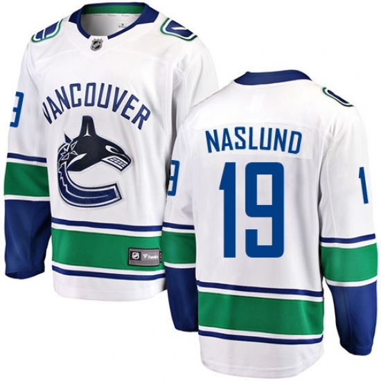 Youth Vancouver Canucks #19 Markus Naslund Fanatics Branded White Away Breakaway NHL Jersey Youth Vancouver Canucks #19 Markus Naslund Fanatics Branded White Away Breakaway NHL Jersey