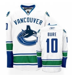 Men's Reebok Vancouver Canucks #10 Pavel Bure Authentic White Away NHL Jersey Men's Reebok Vancouver Canucks #10 Pavel Bure Authentic White Away NHL Jersey