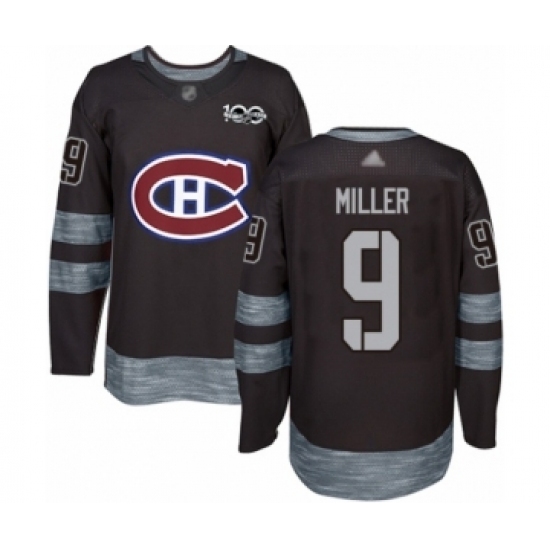 Men's Vancouver Canucks #9 J.T. Miller Authentic Black 1917-2017 100th Anniversary Hockey Jersey Men's Vancouver Canucks #9 J.T. Miller Authentic Black 1917-2017 100th Anniversary Hockey Jersey
