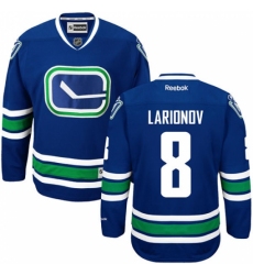 Youth Reebok Vancouver Canucks #8 Igor Larionov Authentic Royal Blue Third NHL Jersey Youth Reebok Vancouver Canucks #8 Igor Larionov Authentic Royal Blue Third NHL Jersey