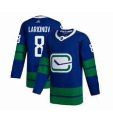 Youth Vancouver Canucks #8 Igor Larionov Authentic Royal Blue Alternate Hockey Jersey Youth Vancouver Canucks #8 Igor Larionov Authentic Royal Blue Alternate Hockey Jersey