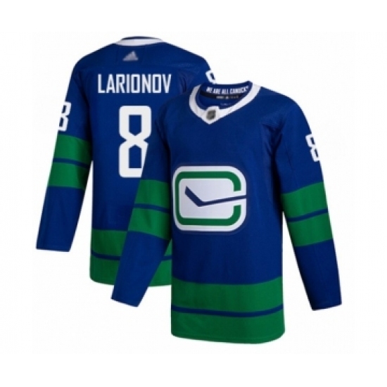 Youth Vancouver Canucks #8 Igor Larionov Authentic Royal Blue Alternate Hockey Jersey Youth Vancouver Canucks #8 Igor Larionov Authentic Royal Blue Alternate Hockey Jersey