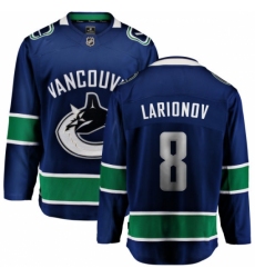 Youth Vancouver Canucks #8 Igor Larionov Fanatics Branded Blue Home Breakaway NHL Jersey Youth Vancouver Canucks #8 Igor Larionov Fanatics Branded Blue Home Breakaway NHL Jersey