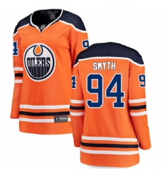 Women's Edmonton Oilers #94 Ryan Smyth Fanatics Branded Orange Home Breakaway NHL Jersey