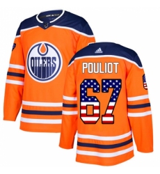 Youth Adidas Edmonton Oilers #67 Benoit Pouliot Authentic Orange USA Flag Fashion NHL Jersey Youth Adidas Edmonton Oilers #67 Benoit Pouliot Authentic Orange USA Flag Fashion NHL Jersey