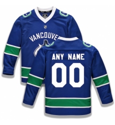 Youth Vancouver Canucks Fanatics Branded Blue Home Replica Custom Jersey