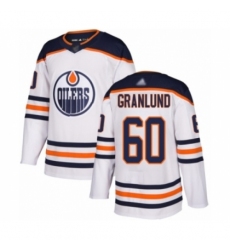 Youth Edmonton Oilers #60 Markus Granlund Authentic White Away Hockey Jersey Youth Edmonton Oilers #60 Markus Granlund Authentic White Away Hockey Jersey