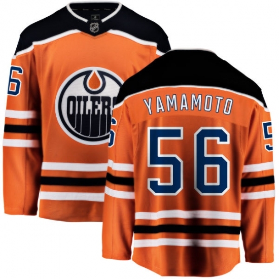 Youth Edmonton Oilers #56 Kailer Yamamoto Fanatics Branded Orange Home Breakaway NHL Jersey Youth Edmonton Oilers #56 Kailer Yamamoto Fanatics Branded Orange Home Breakaway NHL Jersey