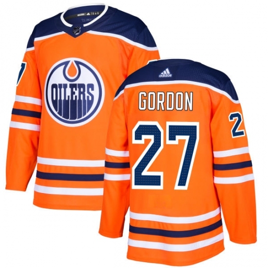 Youth Adidas Edmonton Oilers #27 Boyd Gordon Authentic Orange Home NHL Jersey Youth Adidas Edmonton Oilers #27 Boyd Gordon Authentic Orange Home NHL Jersey