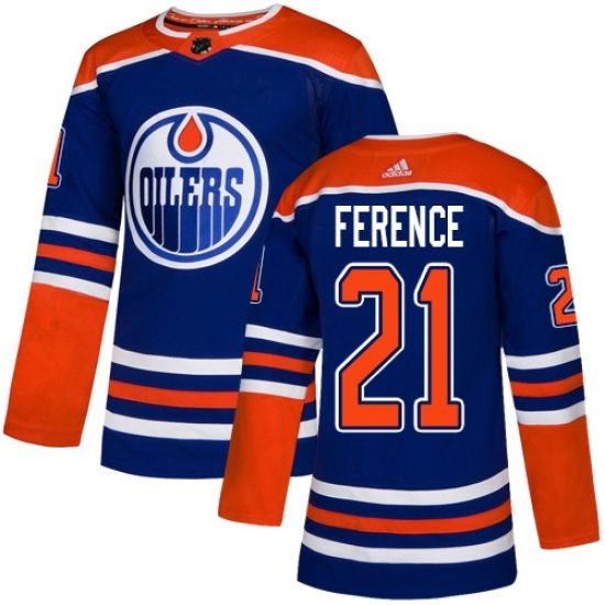 Youth Adidas Edmonton Oilers #21 Andrew Ference Authentic Royal Blue Alternate NHL Jersey Youth Adidas Edmonton Oilers #21 Andrew Ference Authentic Royal Blue Alternate NHL Jersey