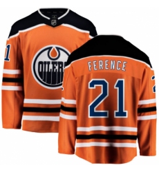 Youth Edmonton Oilers #21 Andrew Ference Fanatics Branded Orange Home Breakaway NHL Jersey