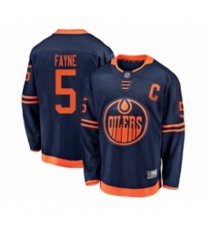 Youth Edmonton Oilers #5 Mark Fayne Authentic Navy Blue Alternate Fanatics Branded Breakaway Hockey Jersey Youth Edmonton Oilers #5 Mark Fayne Authentic Navy Blue Alternate Fanatics Branded Breakaway Hockey Jersey