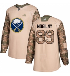Men's Adidas Buffalo Sabres #89 Alexander Mogilny Authentic Camo Veterans Day Practice NHL Jersey