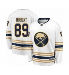 Men's Buffalo Sabres #89 Alexander Mogilny Fanatics Branded White 50th Season Breakaway Hockey Jersey