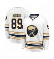 Youth Buffalo Sabres #89 Alexander Mogilny Fanatics Branded White 50th Season Breakaway Hockey Jersey