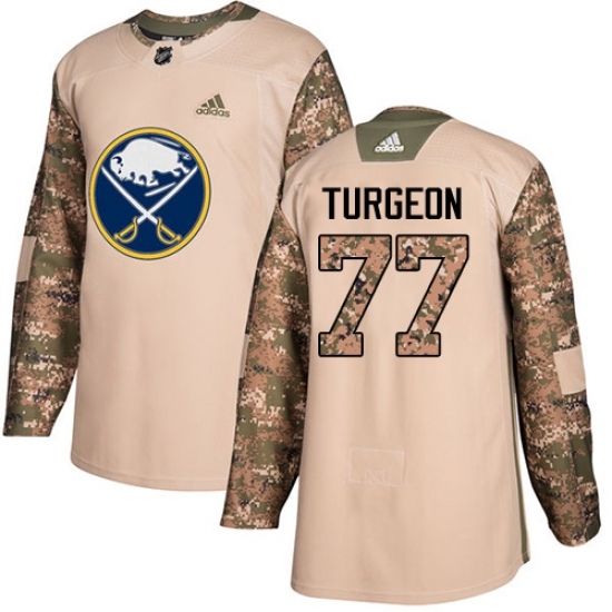 Men's Adidas Buffalo Sabres #77 Pierre Turgeon Authentic Camo Veterans Day Practice NHL Jersey Men's Adidas Buffalo Sabres #77 Pierre Turgeon Authentic Camo Veterans Day Practice NHL Jersey