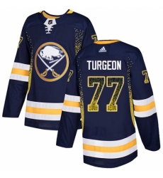 Men's Adidas Buffalo Sabres #77 Pierre Turgeon Authentic Navy Blue Drift Fashion NHL Jersey Men's Adidas Buffalo Sabres #77 Pierre Turgeon Authentic Navy Blue Drift Fashion NHL Jersey
