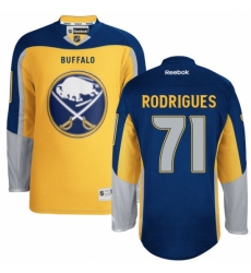 Men's Reebok Buffalo Sabres #71 Evan Rodrigues Authentic Gold New Third NHL Jersey Men's Reebok Buffalo Sabres #71 Evan Rodrigues Authentic Gold New Third NHL Jersey