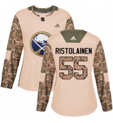 Women's Adidas Buffalo Sabres #55 Rasmus Ristolainen Authentic Camo Veterans Day Practice NHL Jersey Women's Adidas Buffalo Sabres #55 Rasmus Ristolainen Authentic Camo Veterans Day Practice NHL Jersey