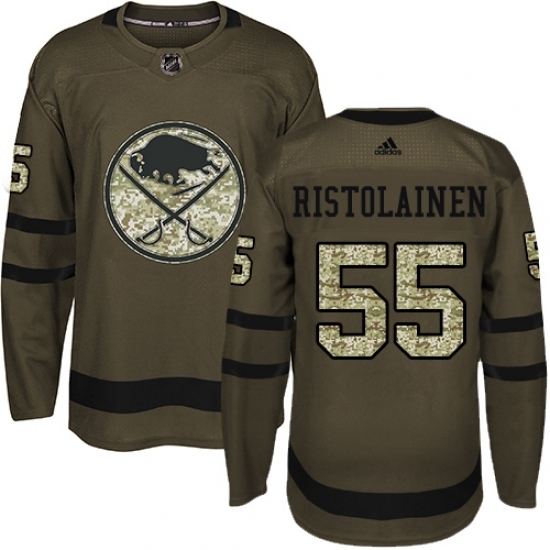 Youth Adidas Buffalo Sabres #55 Rasmus Ristolainen Premier Green Salute to Service NHL Jersey Youth Adidas Buffalo Sabres #55 Rasmus Ristolainen Premier Green Salute to Service NHL Jersey