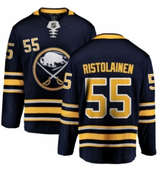 Youth Buffalo Sabres #55 Rasmus Ristolainen Fanatics Branded Navy Blue Home Breakaway NHL Jersey