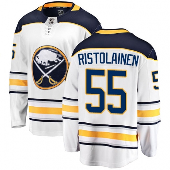 Youth Buffalo Sabres #55 Rasmus Ristolainen Fanatics Branded White Away Breakaway NHL Jersey Youth Buffalo Sabres #55 Rasmus Ristolainen Fanatics Branded White Away Breakaway NHL Jersey