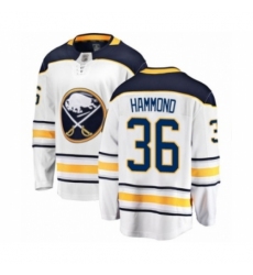 Men's Buffalo Sabres #36 Andrew Hammond Fanatics Branded White Away Breakaway Hockey Jersey Men's Buffalo Sabres #36 Andrew Hammond Fanatics Branded White Away Breakaway Hockey Jersey