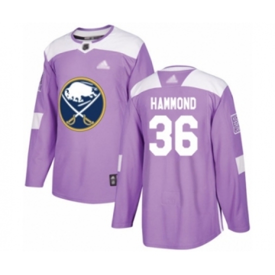 Youth Buffalo Sabres #36 Andrew Hammond Authentic Purple Fights Cancer Practice Hockey Jersey Youth Buffalo Sabres #36 Andrew Hammond Authentic Purple Fights Cancer Practice Hockey Jersey
