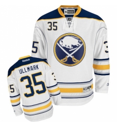 Youth Reebok Buffalo Sabres #35 Linus Ullmark Authentic White Away NHL Jersey