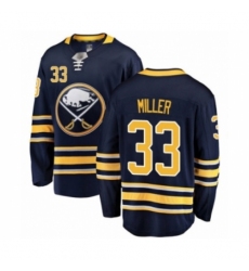 Youth Buffalo Sabres #33 Colin Miller Fanatics Branded Navy Blue Home Breakaway Hockey Jersey
