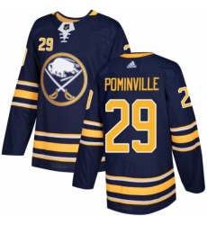 Youth Adidas Buffalo Sabres #29 Jason Pominville Premier Navy Blue Home NHL Jersey