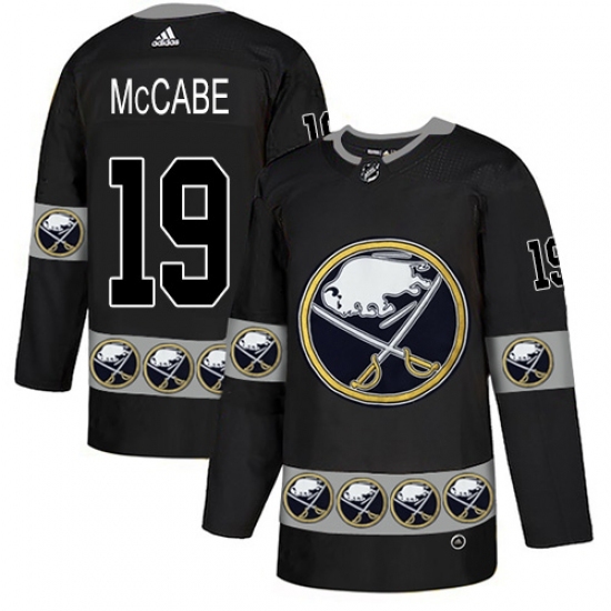 Men's Adidas Buffalo Sabres #19 Jake McCabe Authentic Black Team Logo Fashion NHL Jersey Men's Adidas Buffalo Sabres #19 Jake McCabe Authentic Black Team Logo Fashion NHL Jersey