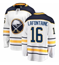 Youth Buffalo Sabres #16 Pat Lafontaine Fanatics Branded White Away Breakaway NHL Jersey