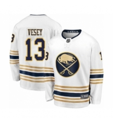 Men's Buffalo Sabres #13 Jimmy Vesey Fanatics Branded White 50th Season Breakaway Hockey Jersey Men's Buffalo Sabres #13 Jimmy Vesey Fanatics Branded White 50th Season Breakaway Hockey Jersey