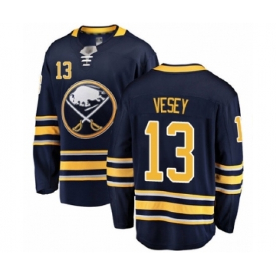 Youth Buffalo Sabres #13 Jimmy Vesey Fanatics Branded Navy Blue Home Breakaway Hockey Jersey Youth Buffalo Sabres #13 Jimmy Vesey Fanatics Branded Navy Blue Home Breakaway Hockey Jersey