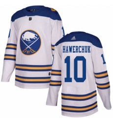 Men's Adidas Buffalo Sabres #10 Dale Hawerchuk Authentic White 2018 Winter Classic NHL Jersey Men's Adidas Buffalo Sabres #10 Dale Hawerchuk Authentic White 2018 Winter Classic NHL Jersey