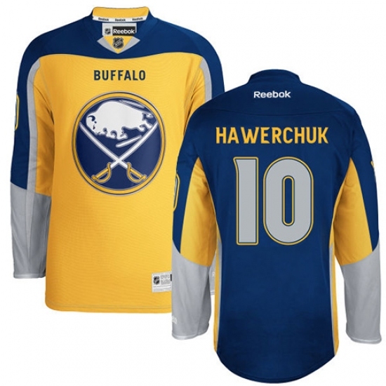 Men's Reebok Buffalo Sabres #10 Dale Hawerchuk Authentic Gold New Third NHL Jersey Men's Reebok Buffalo Sabres #10 Dale Hawerchuk Authentic Gold New Third NHL Jersey