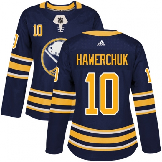 Women's Adidas Buffalo Sabres #10 Dale Hawerchuk Authentic Navy Blue Home NHL Jersey Women's Adidas Buffalo Sabres #10 Dale Hawerchuk Authentic Navy Blue Home NHL Jersey
