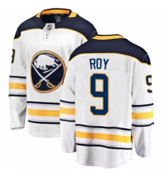 Men's Buffalo Sabres #9 Derek Roy Fanatics Branded White Away Breakaway NHL Jersey Men's Buffalo Sabres #9 Derek Roy Fanatics Branded White Away Breakaway NHL Jersey