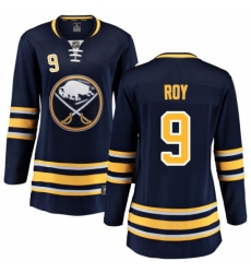 Women's Buffalo Sabres #9 Derek Roy Fanatics Branded Navy Blue Home Breakaway NHL Jersey